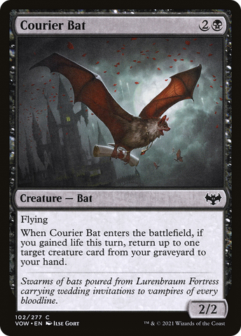Courier Bat [Innistrad: Crimson Vow] - The Mythic Store | 24h Order Processing