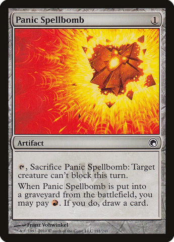 Panic Spellbomb [Scars of Mirrodin] - The Mythic Store | 24h Order Processing