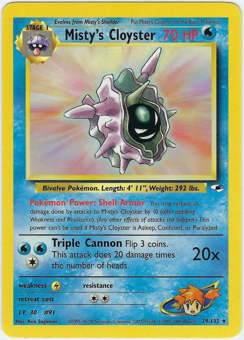 Misty's Cloyster (29/132) [Gym Heroes Unlimited] - The Mythic Store | 24h Order Processing