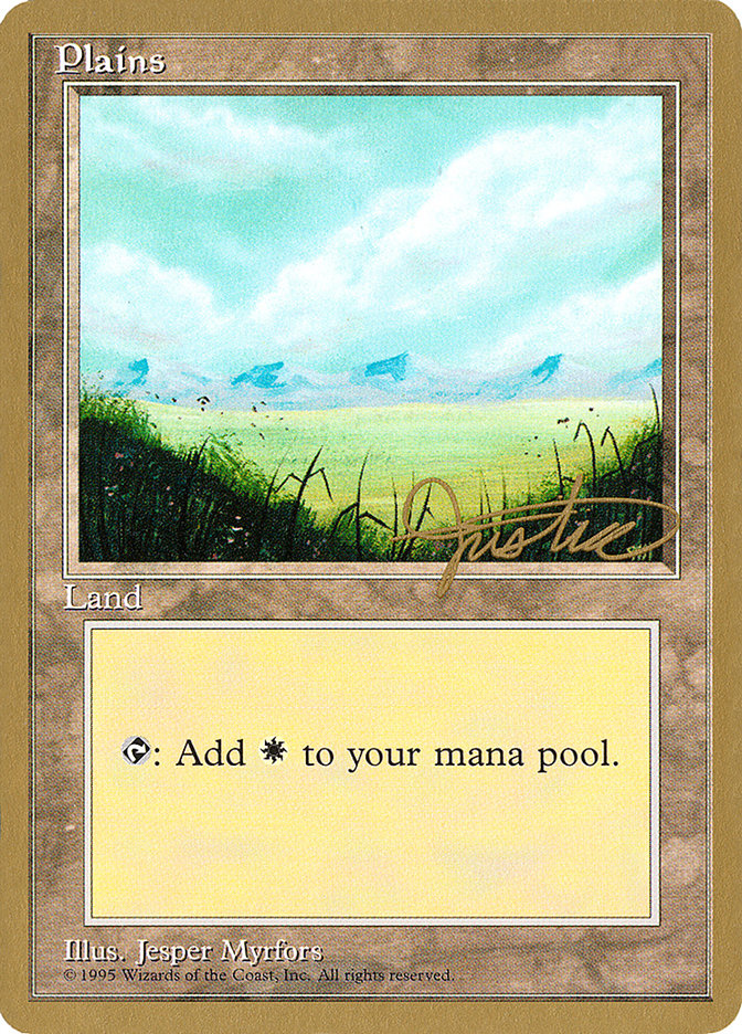 Plains (mj366) (Mark Justice) [Pro Tour Collector Set] - The Mythic Store | 24h Order Processing