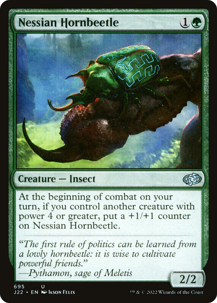 Nessian Hornbeetle [Jumpstart 2022] - The Mythic Store | 24h Order Processing