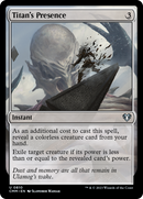 Titan's Presence [Commander Masters] - The Mythic Store | 24h Order Processing