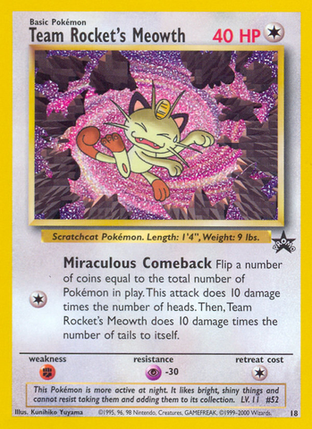 Team Rocket's Meowth (18) [Wizards of the Coast: Black Star Promos] - The Mythic Store | 24h Order Processing
