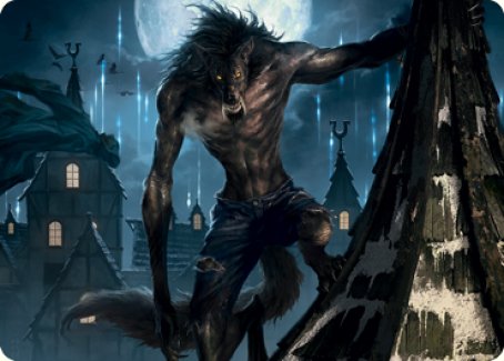 Stalking Predator Art Card [Innistrad: Midnight Hunt Art Series] - The Mythic Store | 24h Order Processing