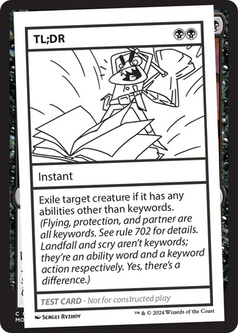 TL;DR [Mystery Booster 2 Playtest Cards] - The Mythic Store | 24h Order Processing