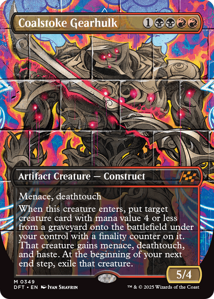 Coalstoke Gearhulk (Borderless) [Aetherdrift] - The Mythic Store | 24h Order Processing