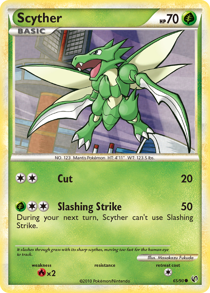 Scyther (65/90) [HeartGold & SoulSilver: Undaunted] - The Mythic Store | 24h Order Processing