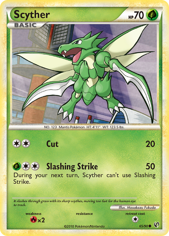 Scyther (65/90) [HeartGold & SoulSilver: Undaunted] - The Mythic Store | 24h Order Processing