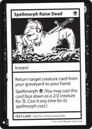 Spellmorph Raise Dead [Mystery Booster Playtest Cards] - The Mythic Store | 24h Order Processing