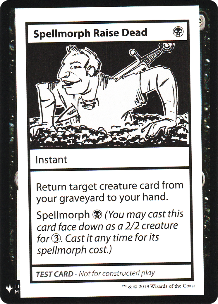 Spellmorph Raise Dead [Mystery Booster Playtest Cards] - The Mythic Store | 24h Order Processing