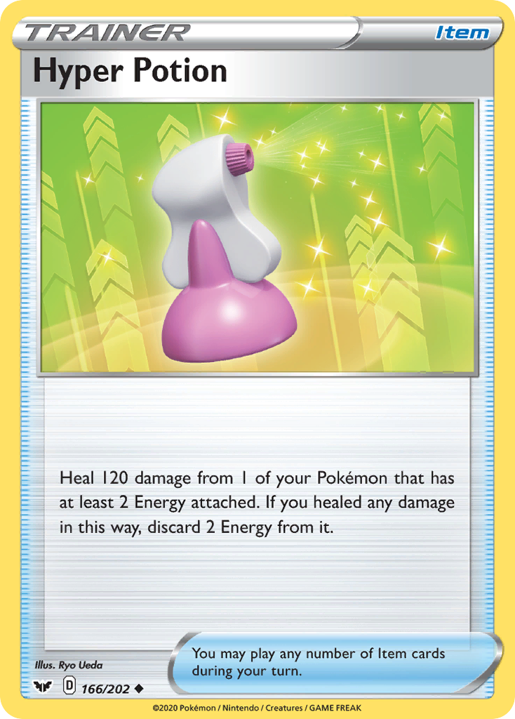 Hyper Potion (166/202) [Sword & Shield: Base Set] - The Mythic Store | 24h Order Processing