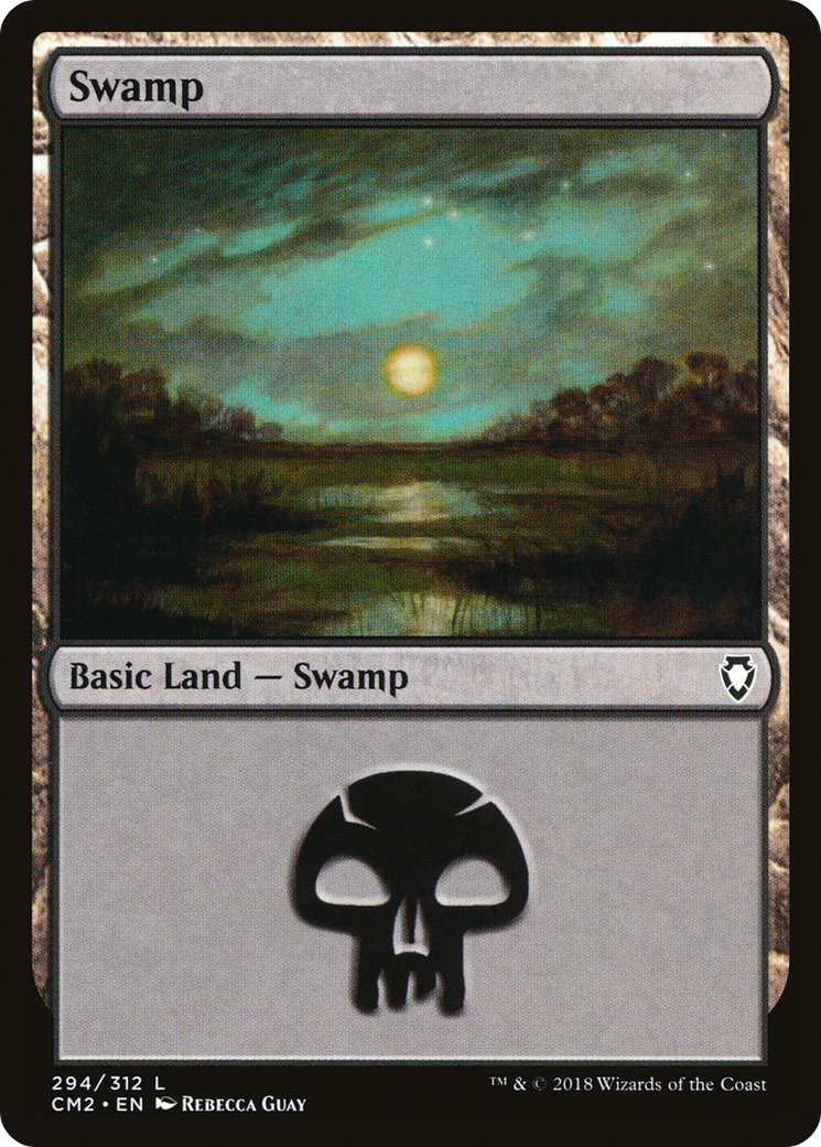 Swamp (294) [Commander Anthology Volume II] - The Mythic Store | 24h Order Processing
