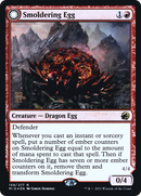 Smoldering Egg // Ashmouth Dragon [Innistrad: Midnight Hunt Prerelease Promos] - The Mythic Store | 24h Order Processing