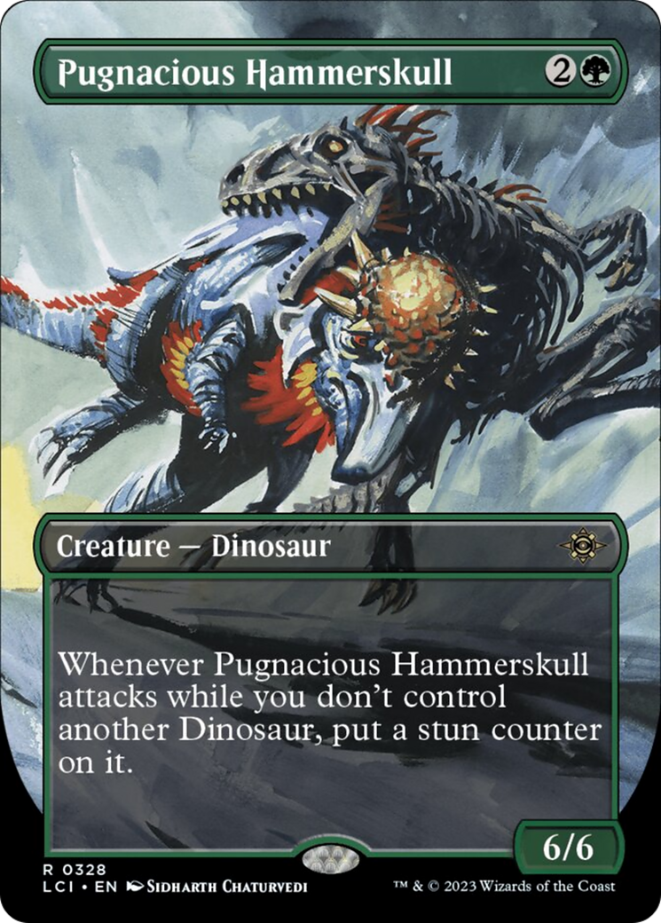 Pugnacious Hammerskull (Borderless) [The Lost Caverns of Ixalan] - The Mythic Store | 24h Order Processing