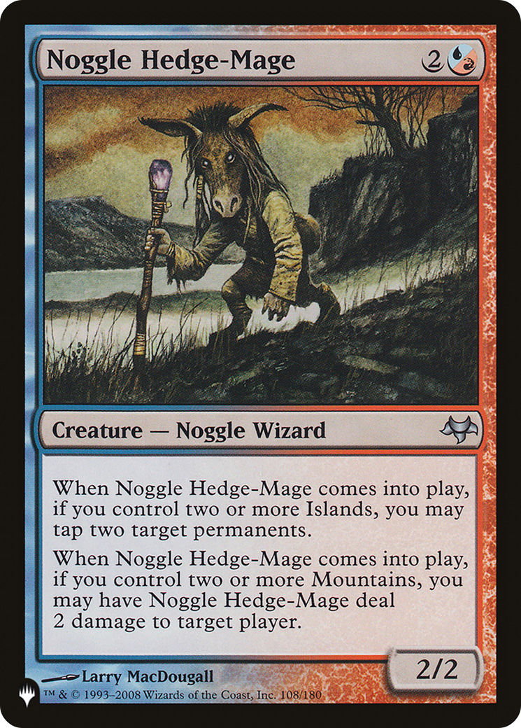 Noggle Hedge-Mage [The List] - The Mythic Store | 24h Order Processing
