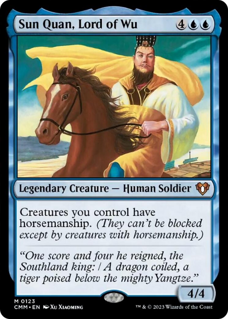 Sun Quan, Lord of Wu [Commander Masters] - The Mythic Store | 24h Order Processing