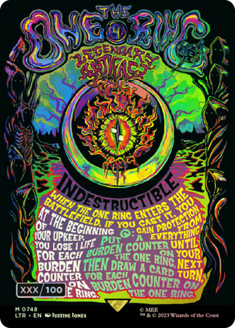 The One Ring (Borderless Poster) (Serialized) [The Lord of the Rings: Tales of Middle-Earth] - The Mythic Store | 24h Order Processing