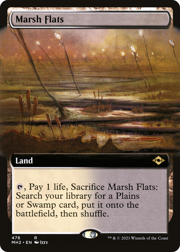 Marsh Flats (Extended Art) [Modern Horizons 2] - The Mythic Store | 24h Order Processing
