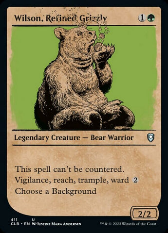 Wilson, Refined Grizzly (Showcase) [Commander Legends: Battle for Baldur's Gate] - The Mythic Store | 24h Order Processing