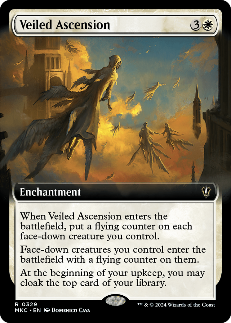 Veiled Ascension (Extended Art) [Murders at Karlov Manor Commander] - The Mythic Store | 24h Order Processing