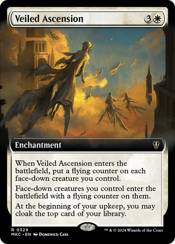 Veiled Ascension (Extended Art) [Murders at Karlov Manor Commander] - The Mythic Store | 24h Order Processing