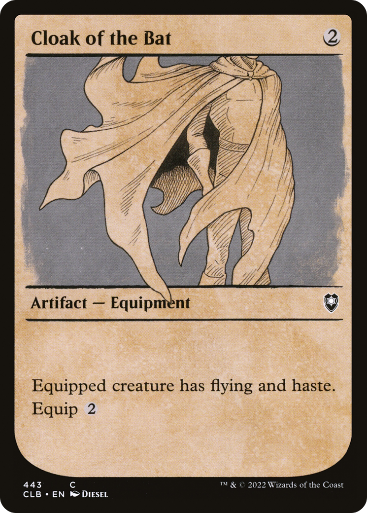 Cloak of the Bat (Showcase) [Commander Legends: Battle for Baldur's Gate] - The Mythic Store | 24h Order Processing