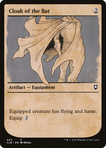 Cloak of the Bat (Showcase) [Commander Legends: Battle for Baldur's Gate] - The Mythic Store | 24h Order Processing