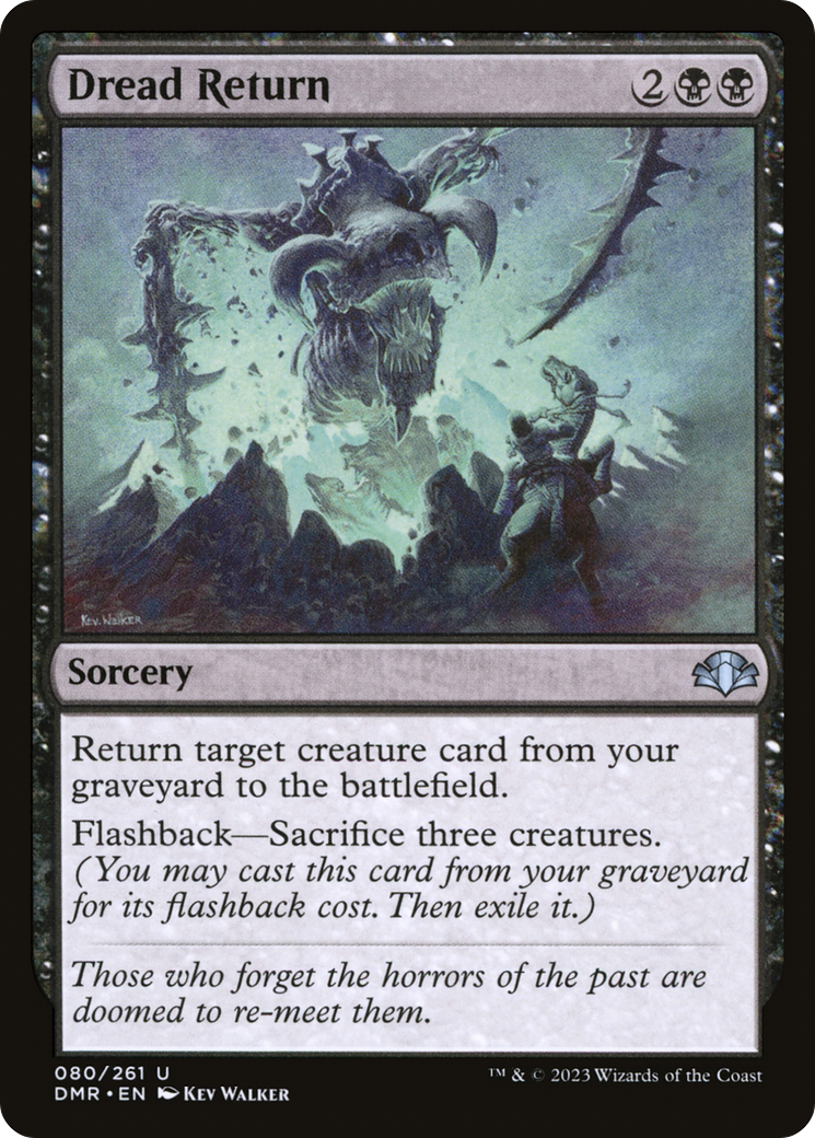 Dread Return [Dominaria Remastered] - The Mythic Store | 24h Order Processing