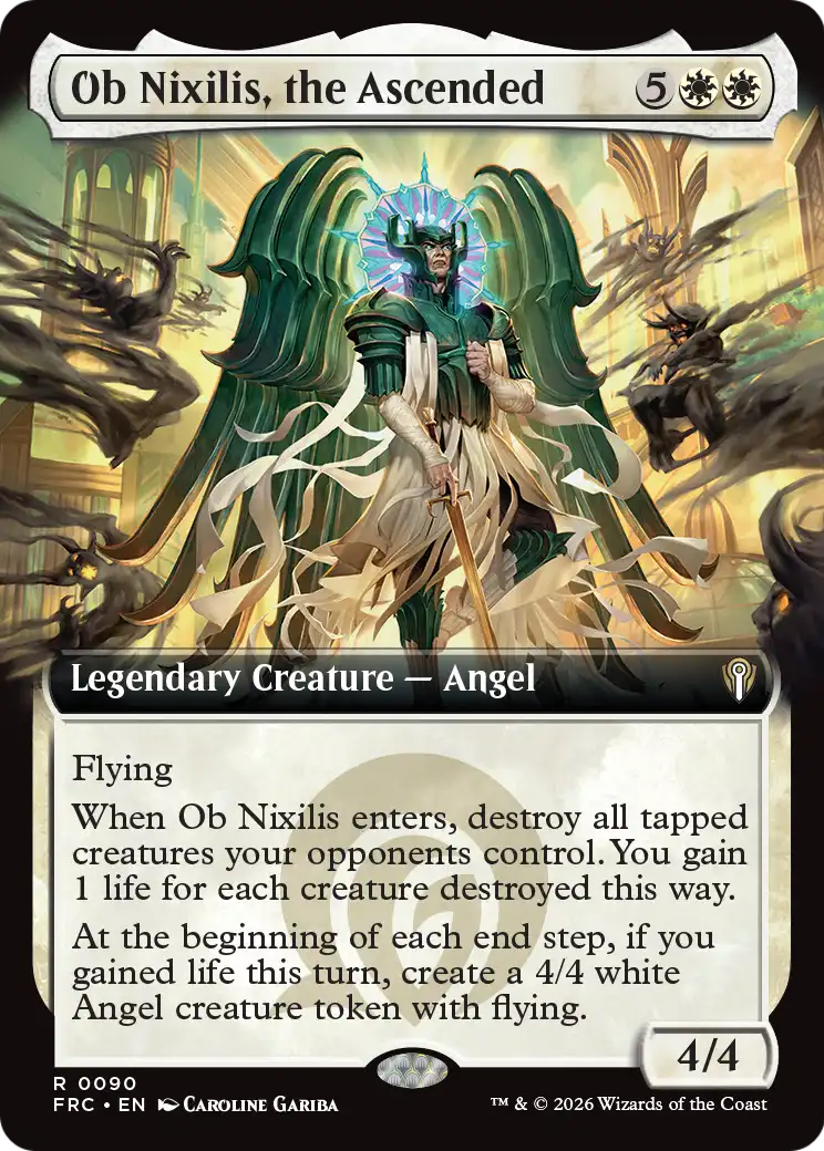 Ob Nixilis, the Ascended (Extended Art) [Reality Fracture Commander] - The Mythic Store | 24h Order Processing