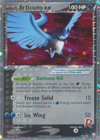 Rocket's Articuno ex (96/109) [EX: Team Rocket Returns] - The Mythic Store | 24h Order Processing