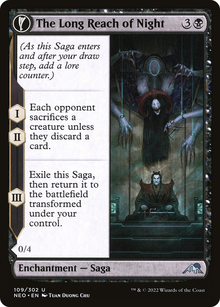 The Long Reach of Night // Animus of Night's Reach [Kamigawa: Neon Dynasty] - The Mythic Store | 24h Order Processing