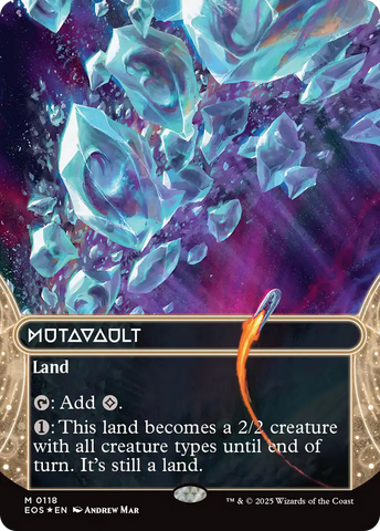 Mutavault (0118) (Borderless) (Galaxy Foil) [Edge of Eternities: Stellar Sights] - The Mythic Store | 24h Order Processing