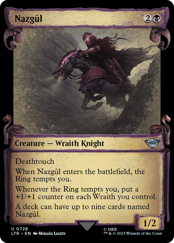 Nazgul (0728) [The Lord of the Rings: Tales of Middle-Earth Showcase Scrolls] - The Mythic Store | 24h Order Processing