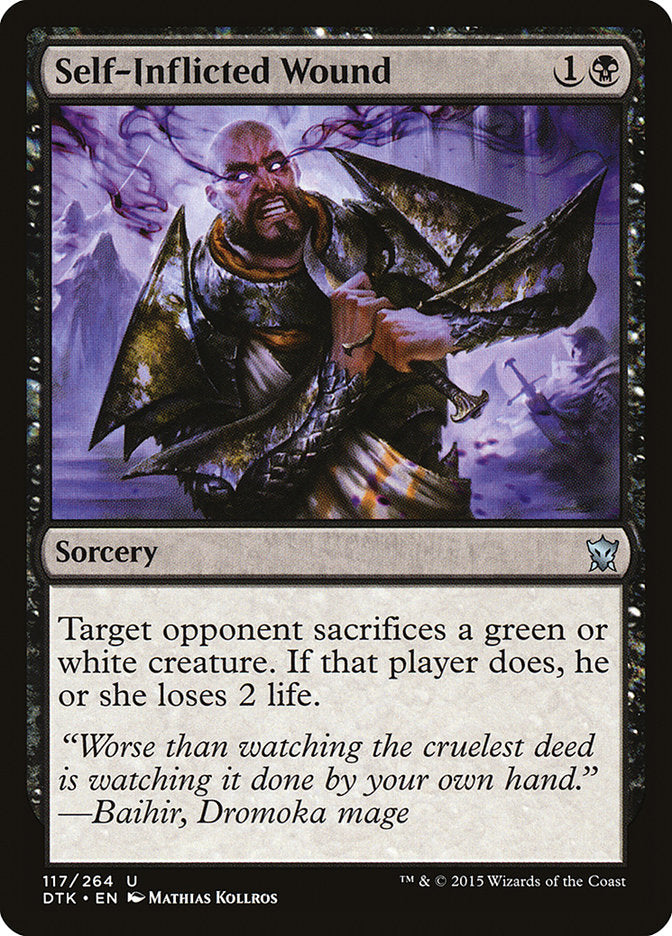 Self-Inflicted Wound [Dragons of Tarkir] - The Mythic Store | 24h Order Processing