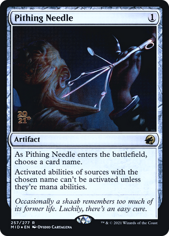 Pithing Needle [Innistrad: Midnight Hunt Prerelease Promos] - The Mythic Store | 24h Order Processing