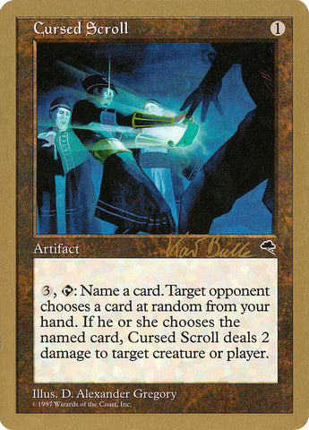 Cursed Scroll (Kai Budde) [World Championship Decks 1999] - The Mythic Store | 24h Order Processing