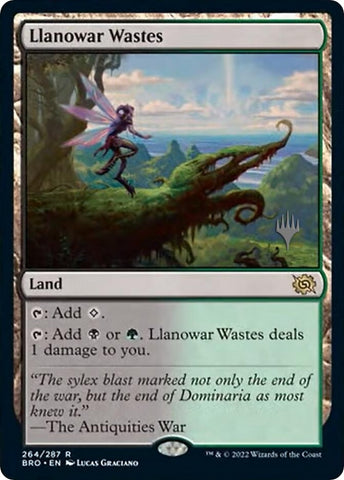 Llanowar Wastes (Promo Pack) [The Brothers' War Promos] - The Mythic Store | 24h Order Processing