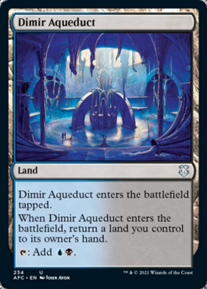 Dimir Aqueduct [Dungeons & Dragons: Adventures in the Forgotten Realms Commander] - The Mythic Store | 24h Order Processing