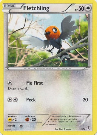 Fletchling (1/30) [XY: Trainer Kit 1 - Bisharp] - The Mythic Store | 24h Order Processing