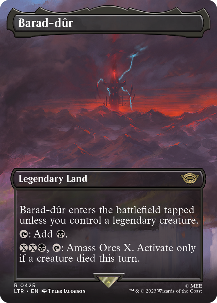 Barad-dur (Borderless Alternate Art) (425) [The Lord of the Rings: Tales of Middle-Earth] - The Mythic Store | 24h Order Processing