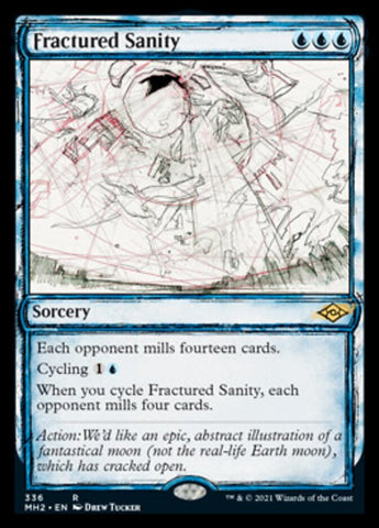 Fractured Sanity (Sketch) [Modern Horizons 2] - The Mythic Store | 24h Order Processing