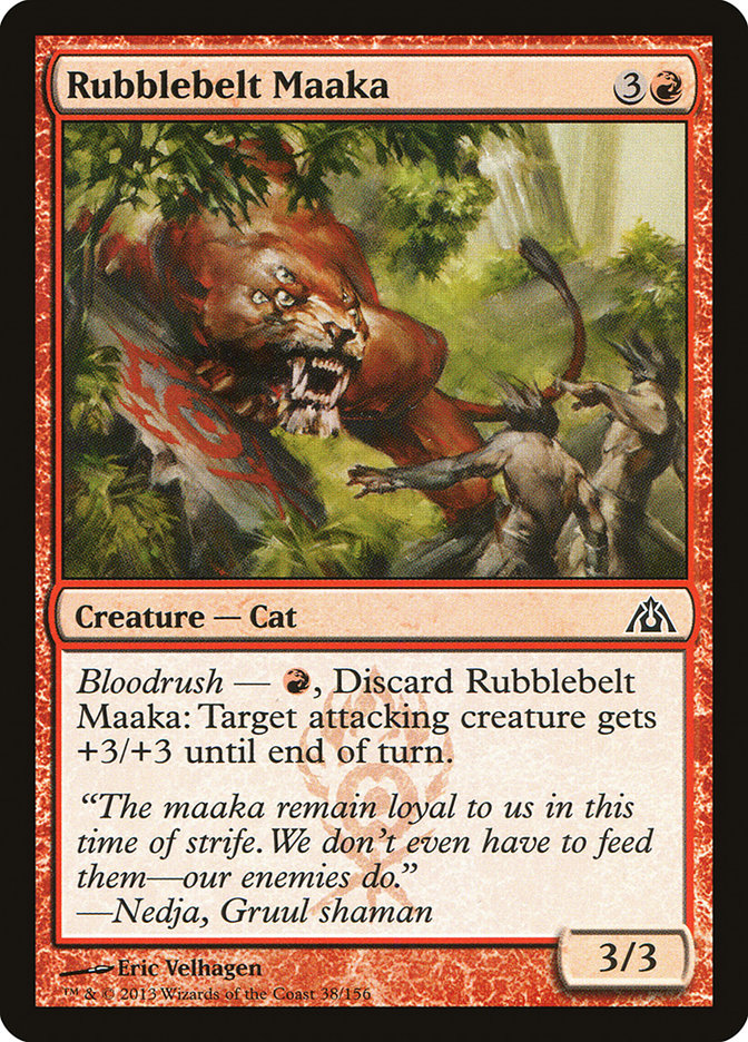 Rubblebelt Maaka [Dragon's Maze] - The Mythic Store | 24h Order Processing