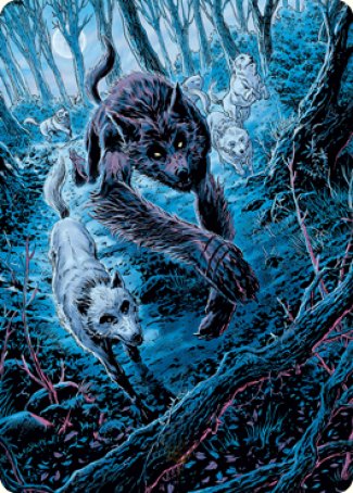 Untamed Pup Art Card [Innistrad: Midnight Hunt Art Series] - The Mythic Store | 24h Order Processing