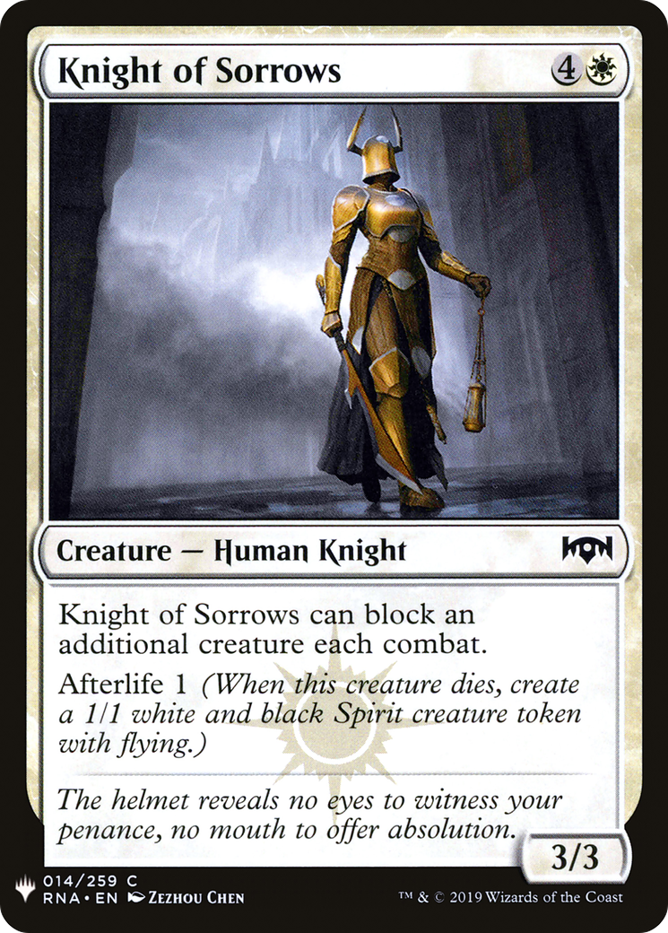 Knight of Sorrows [Mystery Booster] - The Mythic Store | 24h Order Processing