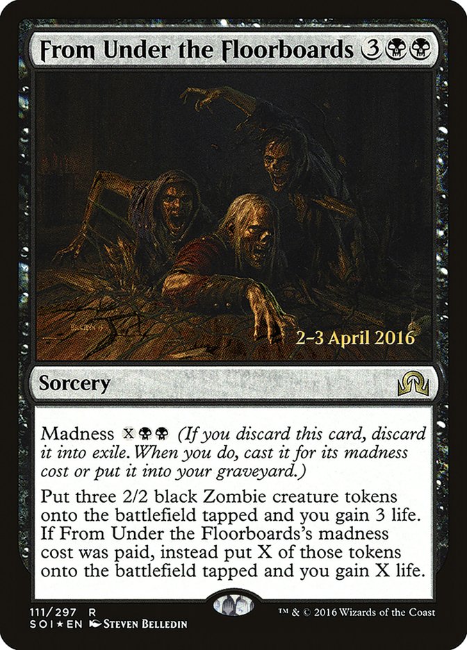 From Under the Floorboards [Shadows over Innistrad Prerelease Promos] - The Mythic Store | 24h Order Processing