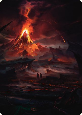Valley of Gorgoroth Art Card [The Lord of the Rings: Tales of Middle-earth Art Series] - The Mythic Store | 24h Order Processing