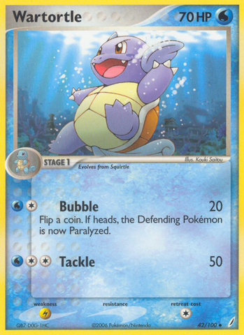 Wartortle (42/100) [EX: Crystal Guardians] - The Mythic Store | 24h Order Processing