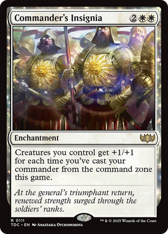 Commander's Insignia [Tarkir: Dragonstorm Commander] - The Mythic Store | 24h Order Processing