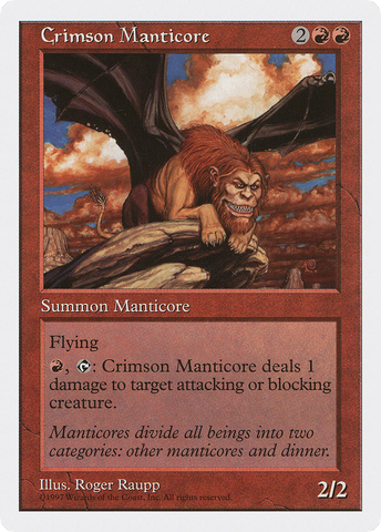 Crimson Manticore [Fifth Edition] - The Mythic Store | 24h Order Processing