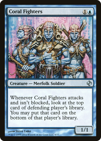 Coral Fighters [Duel Decks: Venser vs. Koth] - The Mythic Store | 24h Order Processing